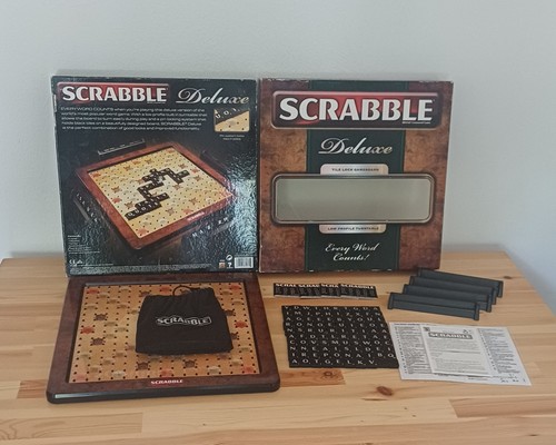 Mattel scrabble deluxe low - scrabble,