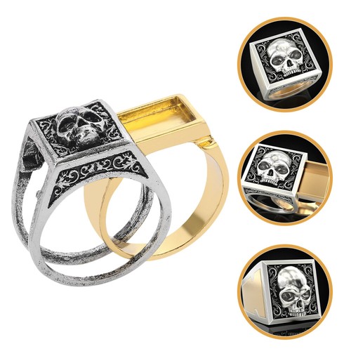 Secret compartment ring - compartment, with