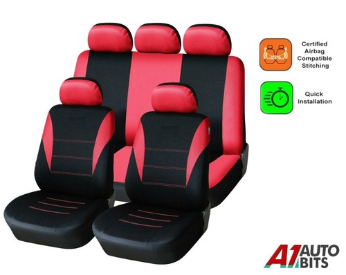 Car seat covers protectors red - car,