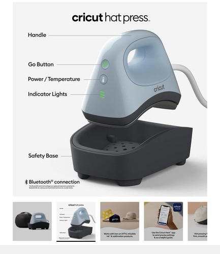 Cricut hat press heat - press,