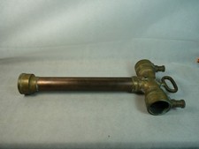 LARGE ANTIQUE SOLID BRASS FIRE