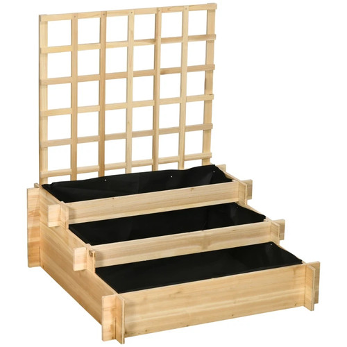 Tier wooden garden - tier, planters