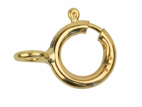 Gold bolt ring - -, 9ct