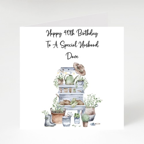 Personalised male gardening - personalised,