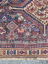 Navy Antique rug 5x7, colorful