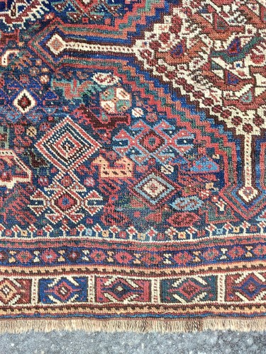 Navy antique rug 5x7 colorful - antique, 5x7,