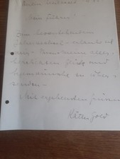 Handwritten letter to Adolf Hitler