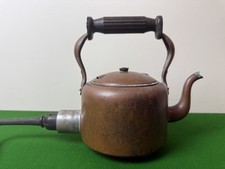 Vintage 1930's Swan Brand Electric Copper Kettle - Bulpitt & Sons 