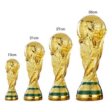 2022 Gold Large World Football Soccer Cup Memorabilia Replica Trophy Sport cup