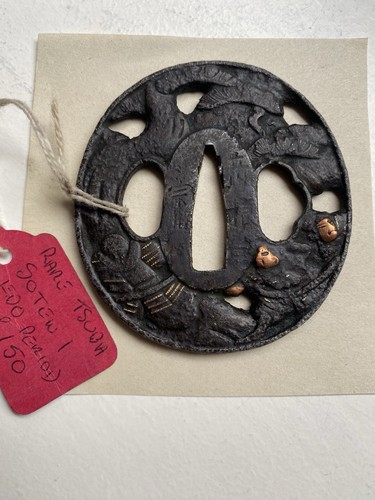 Japanese tsuba sword hand - japanese,
