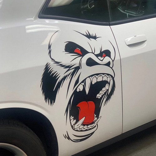 Horror ape decal - ape, vinyl