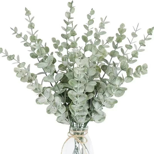 10pcs artificial eucalyptus - 10pcs,