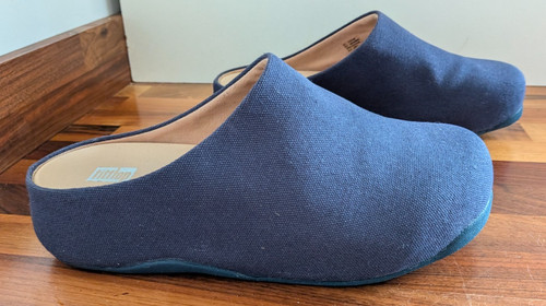 Fitflop shuv clogs navy blue - fitflop,