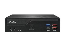 Shuttle Slim PC DH770, S1700, DDR5, 2x HDMI, 2x DP , 2x 2.5G LAN, 2x COM, 8x USB