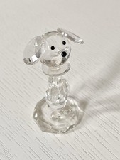 Swarovski Crystal Dog Figurine - Perfect Condition - RARE!