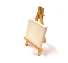 Wooden Easel & Canvas Mini