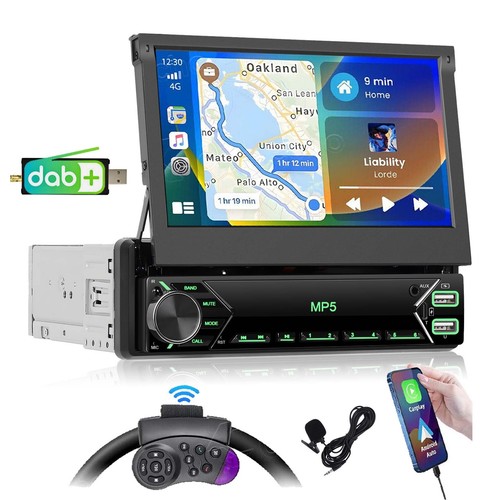 Dab single din car - single, 7"