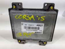 2015 VAUXHALL CORSA ECU 1.2L PETROL ENGINE ECU 55485171 12642927  55485171 12642