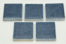 10 pc. Blue Cobalt 1 3/8 Square Ceramic Tile Crystalline American Olean Mosaic