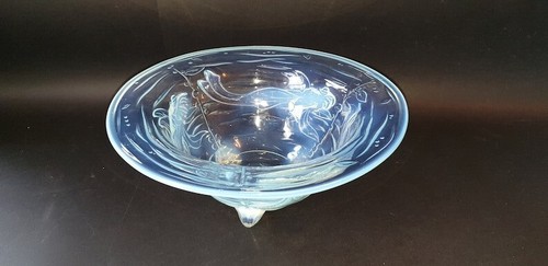 Glass bowl deco 1930 jobling - glass,