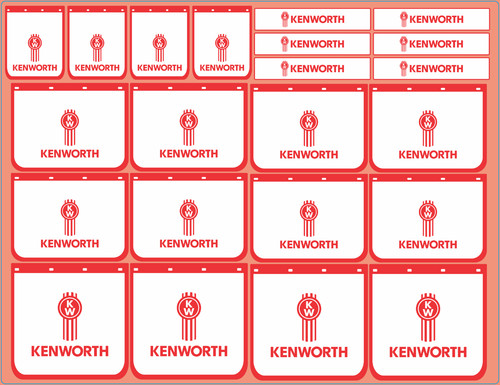 Mudflap decals kenworth - mudflap, #1