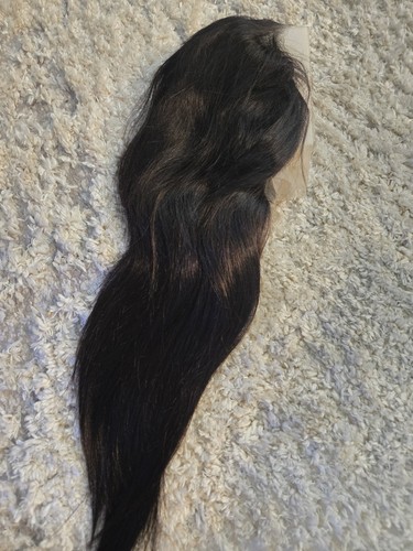 100 human hair wig - human, straight