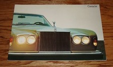Original 1977 Rolls Royce Corniche Sales Brochure 77 Saloon Convertible