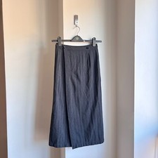 Vintage Shirin Guild 100% Wool Maxi Skirt Minimalist Grunge S 8 Avant Garde