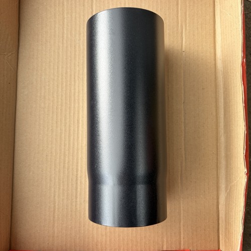 Matt black stove - black, pipe