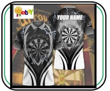 DART SHIRT PERSONALISED - WE PRINT YOUR NAME -  EXCELLENT GIFT - UK SELLER