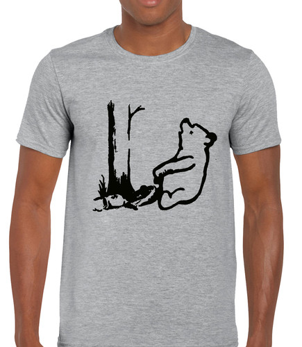 Bear trap banksy - bear, shirt