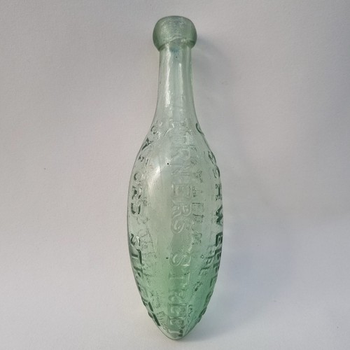 Antique schweppes glass bottle - antique,