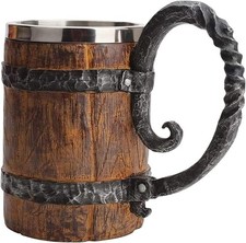 Wooden Beer Mug Beer Barrel