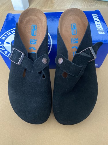 Birkenstock boston clog black - boston,