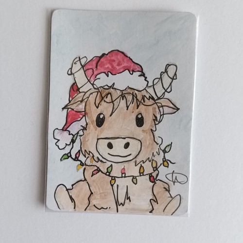 Aceo original highland - aceo, cow