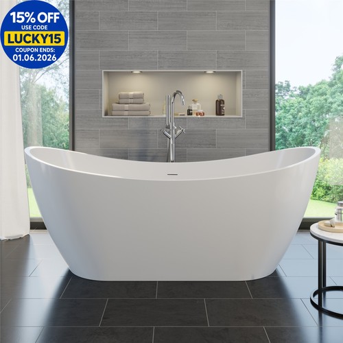 Freestanding double ended bath - freestanding,