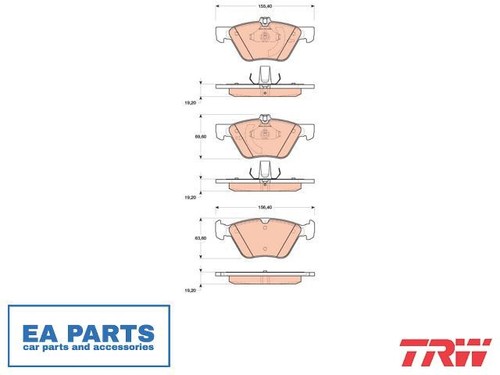Brake pad set disc - set,,