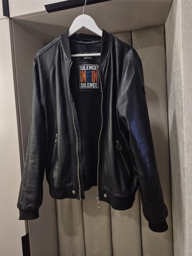 Diesel leather bomber - bomber,