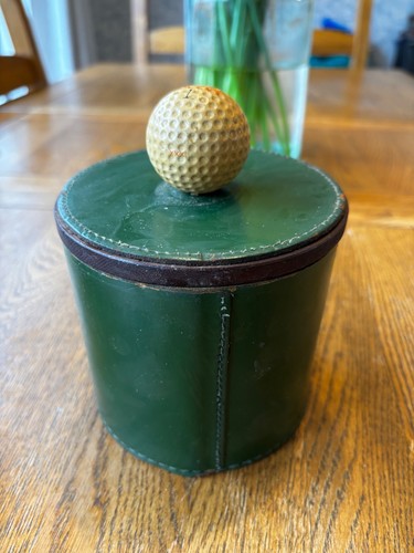 Vintage golf ball jar - vintage, with