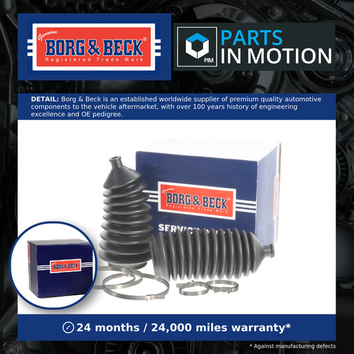 Steering rack boot - steering, fits