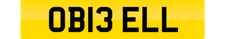 BELL NUMBER PLATE BELLS OB13