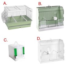 Bird Travel transport Carry Cage / Box For Finch Canary Budgie In Options
