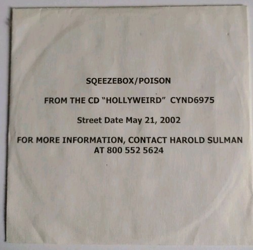 Poison squeezebox rare - poison,