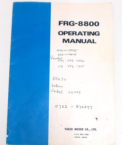 For yaesu frg8800 - for,