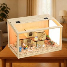 Soild Wood Hamster Cage Rabbit