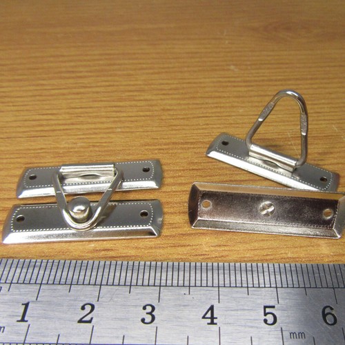 Clasp brief case button - button, close