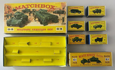Matchbox Lesney G-5 Military Vehcules Set Empty Repro Box Set + 6 Empty Box