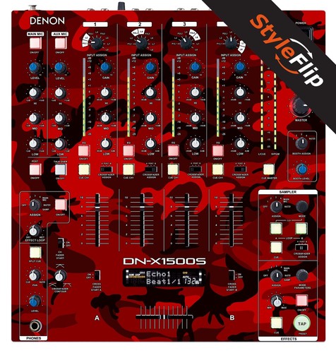 Denon x1500s x1500 skin red - denon,