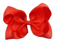 5 INCH BIG HAIR BOWS CLIP PIN