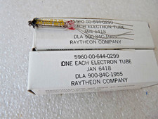 2 Raytheon JAN 6418  New Old